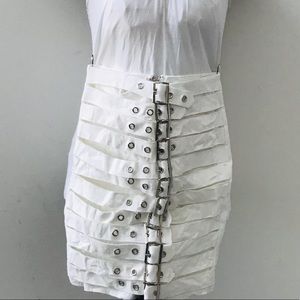 Forever21 mini skirt buckles